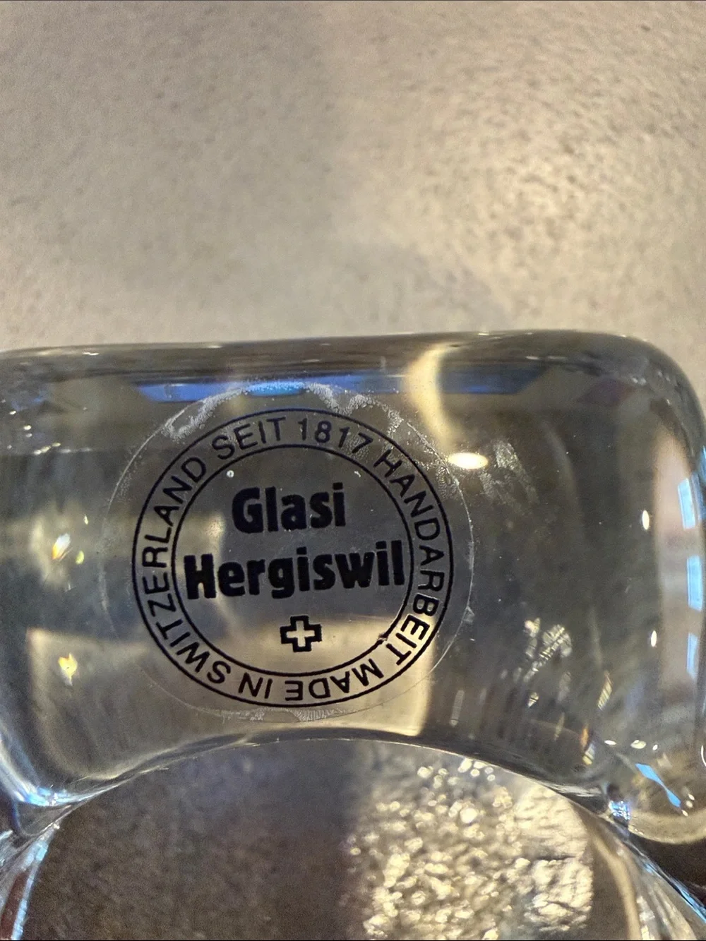 Glasi Hergiswell Vintage Glass Tealighy Candle Holders - Set of 2